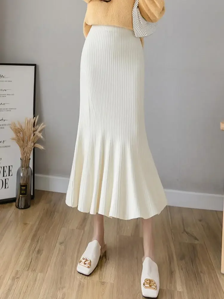Summer Clothing Brands For Women - تنورة ملفوفة أنيقة بخصر عالٍ من