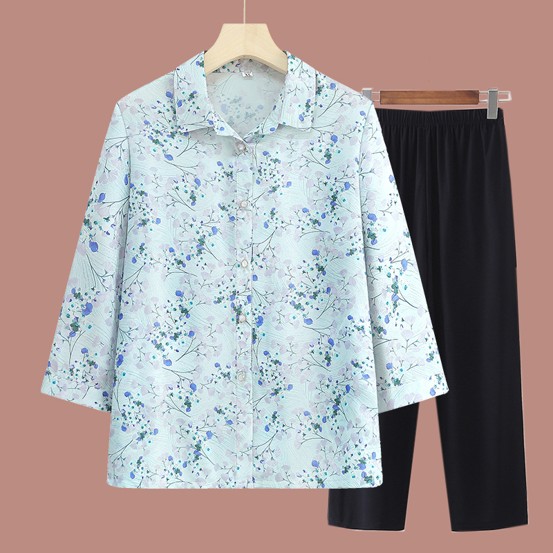 Summer Clothing Over 60 - قميص شيفون للربيع والصيف، ملابس كاجوال