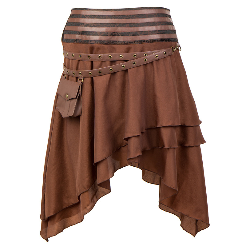 Summer Victorian Clothing - تنورات نسائية كلاسيكية غير متماثلة ،
