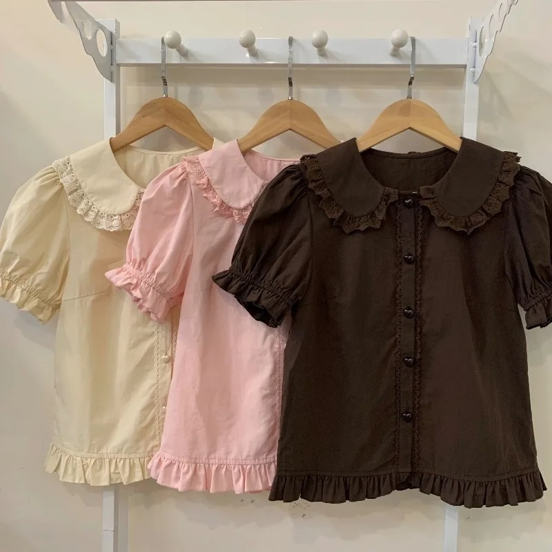 Summer Kids Clothing - الصيف اليابانية Kawaii لوليتا قمصان النساء