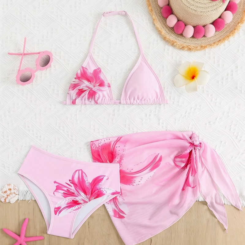 بدلات بيكيني للفتيات من 7-16 س - مراجعة Summer Clothing Teen Girls وسعره