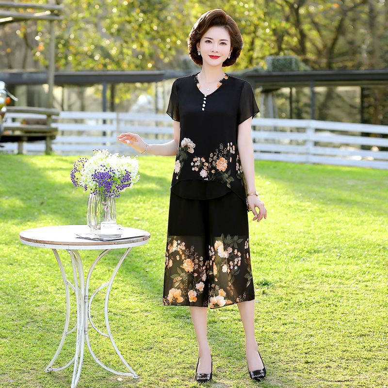 طقم صيفي جديد: تي شيرت بأكمام  - مراجعة Summer Clothing Over 60 وسعره
