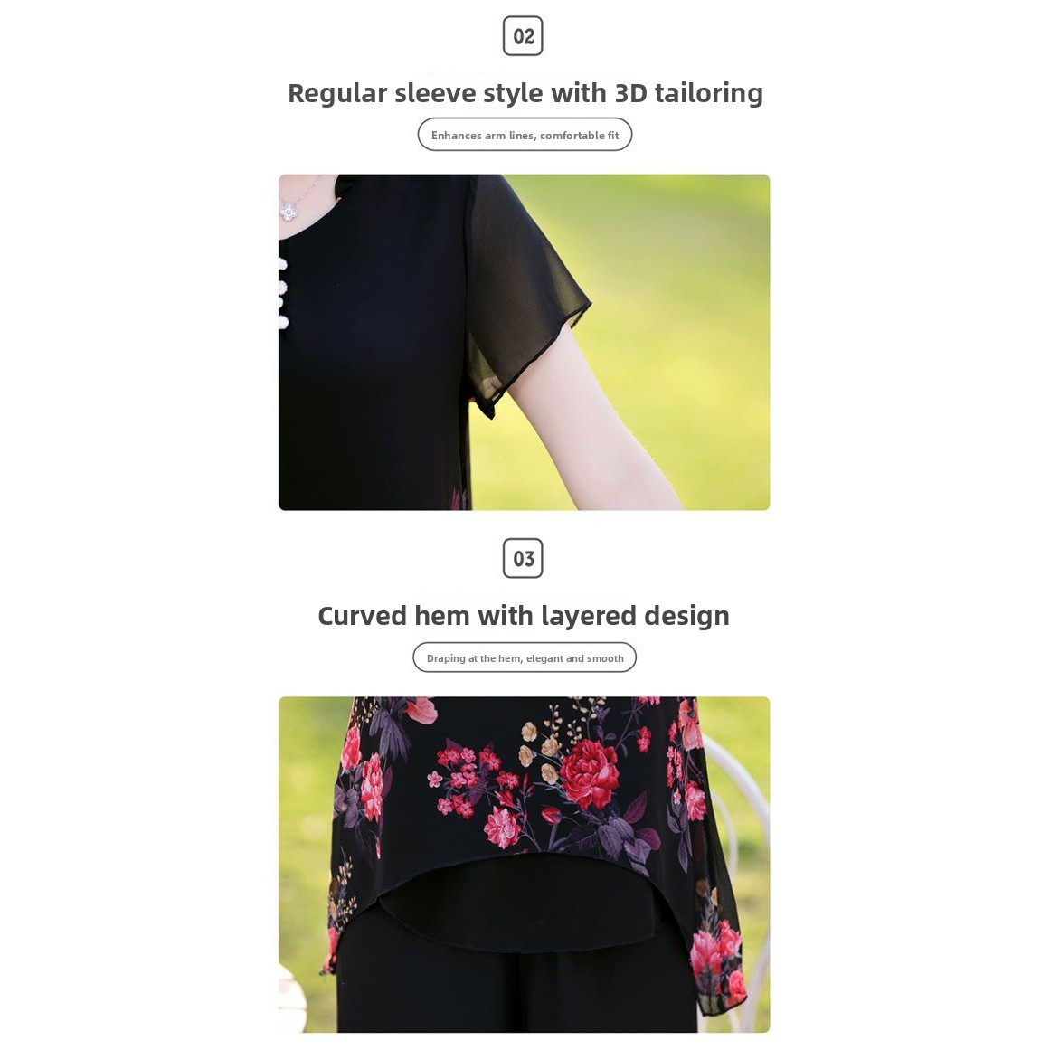طقم صيفي جديد: تي شيرت بأكمام  - مراجعة Summer Clothing Over 60 وسعره