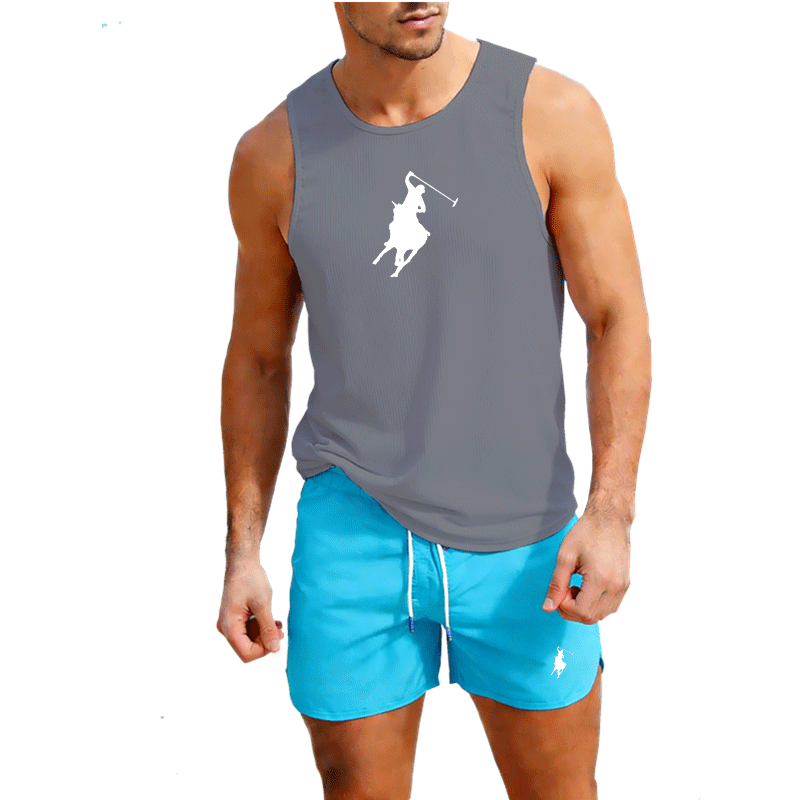 طقم صيفي أوروبي للرجال مكون من - مراجعة Summer Clothing Sets Men وسعره
