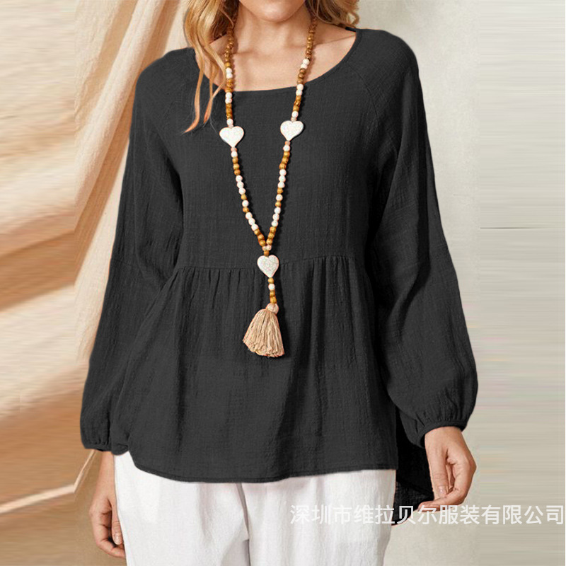 قميص نسائي فضفاض من القطن والك - مراجعة Summer Clothing Brands For Women وسعره