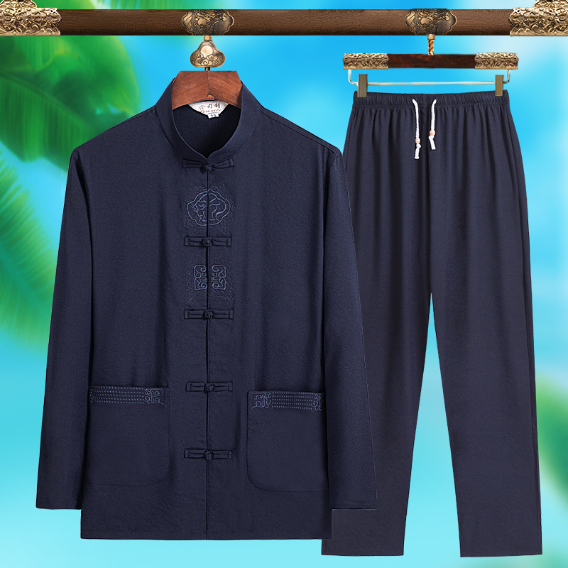 بدلة تانغ رجالية عصرية عالية ا - مراجعة Summer Clothing Sets Men وسعره