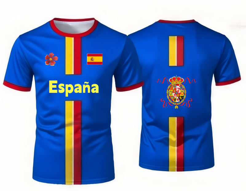 قميص كرة قدم إسباني 2026 مع نم - مراجعة Summer Clothing In Spanish وسعره