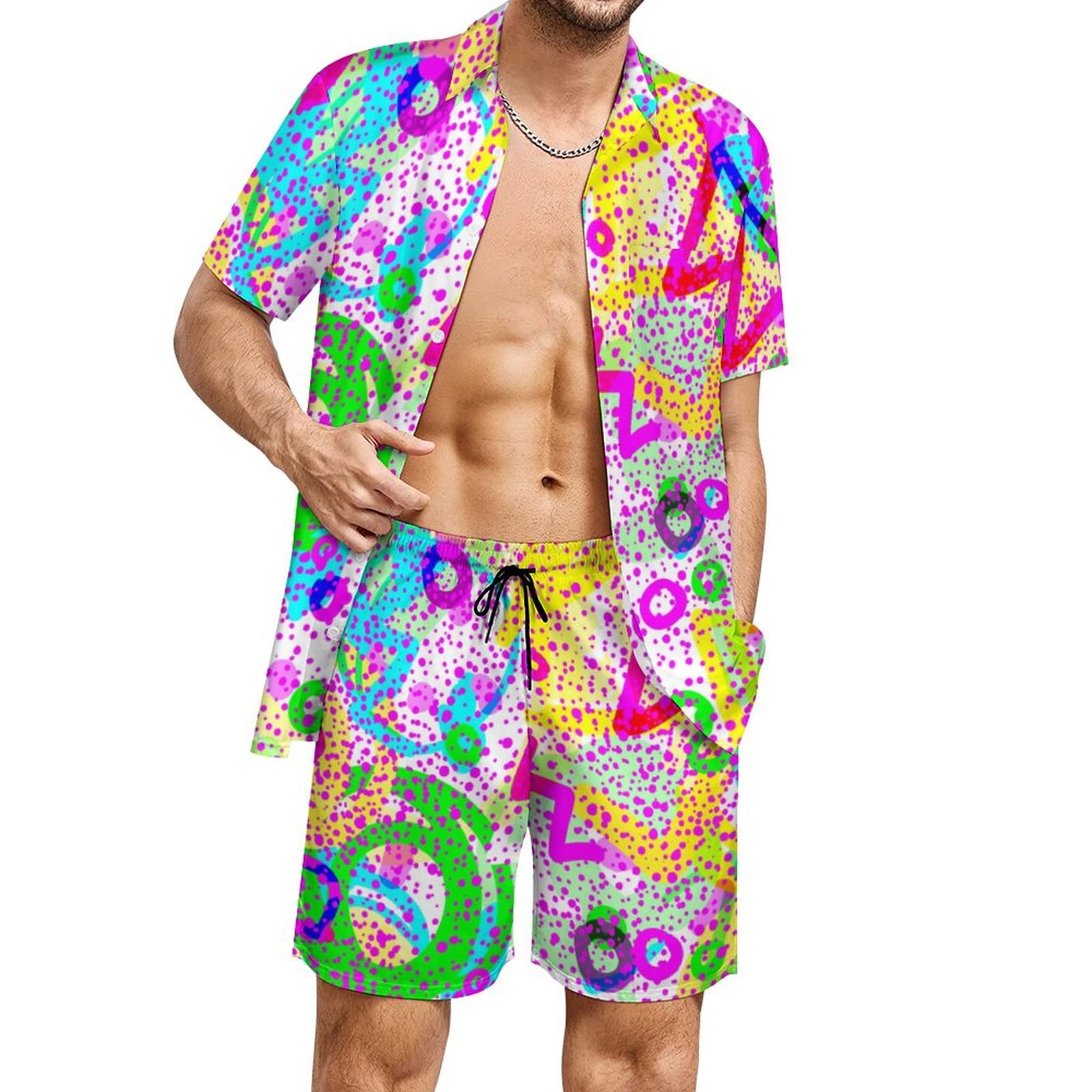 طقم قميص رجالي صيفي بتصميم هند - مراجعة Summer Clothing Sets Men وسعره