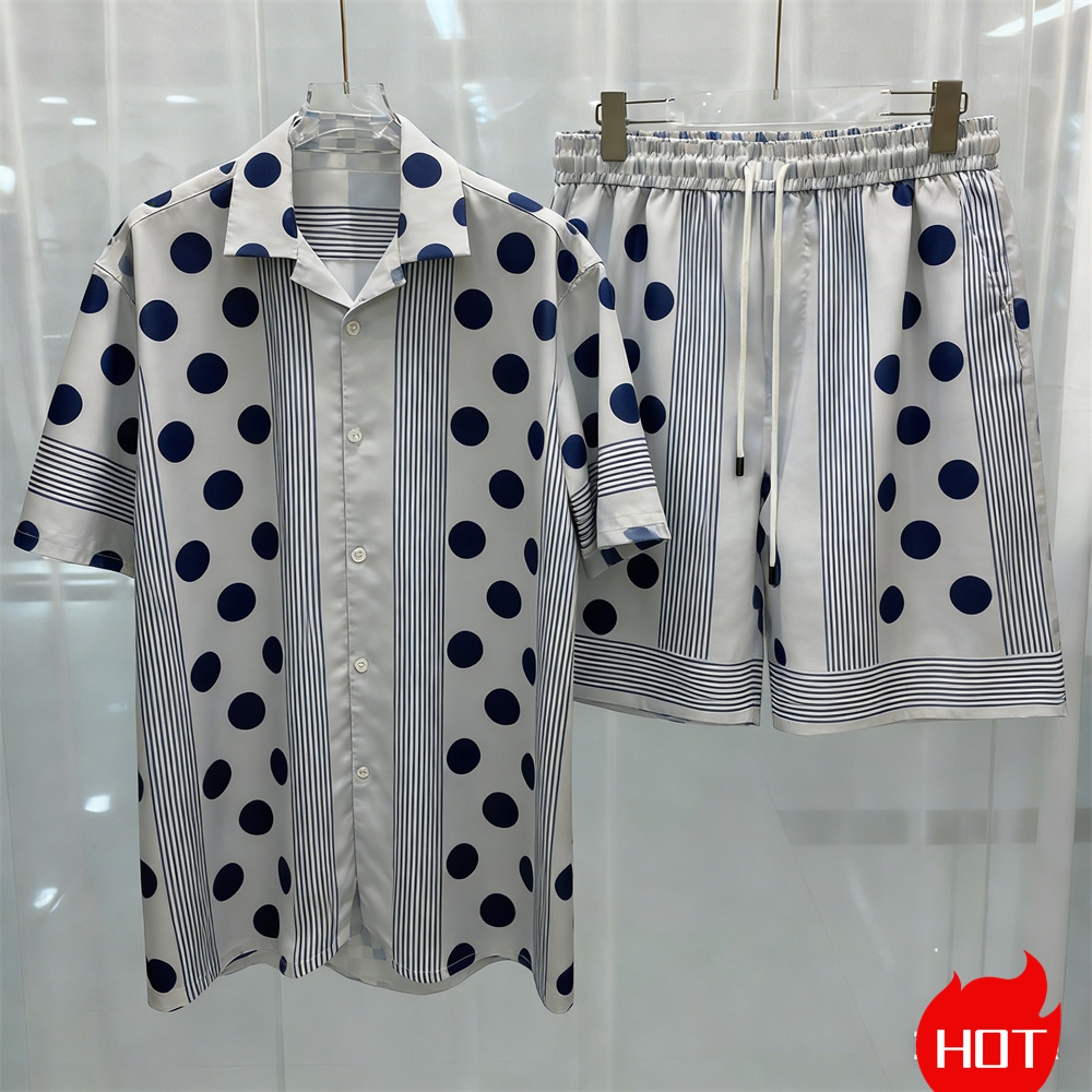 طقم شورت شاطئ رجالي صيفي عصري  - مراجعة Summer Clothing Sets Men وسعره