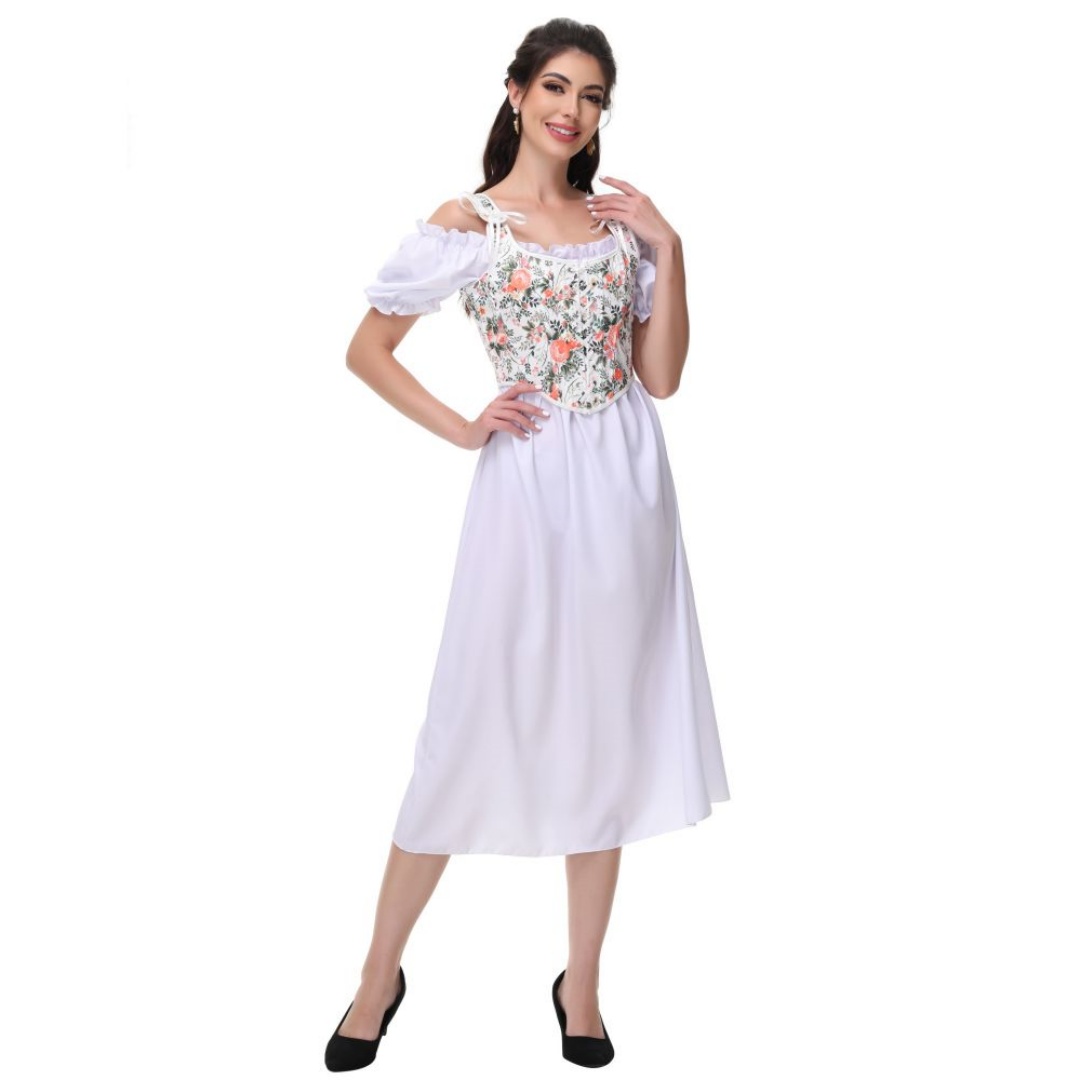 الصيف الأبيض القطن الصلبة مائل - مراجعة Summer Victorian Clothing وسعره