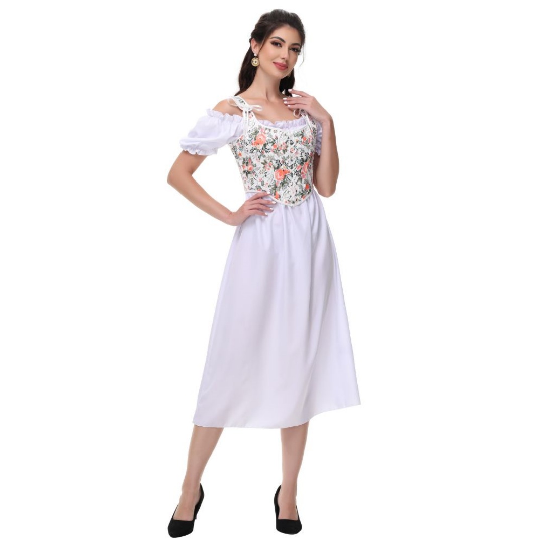 الصيف الأبيض القطن الصلبة مائل - مراجعة Summer Victorian Clothing وسعره
