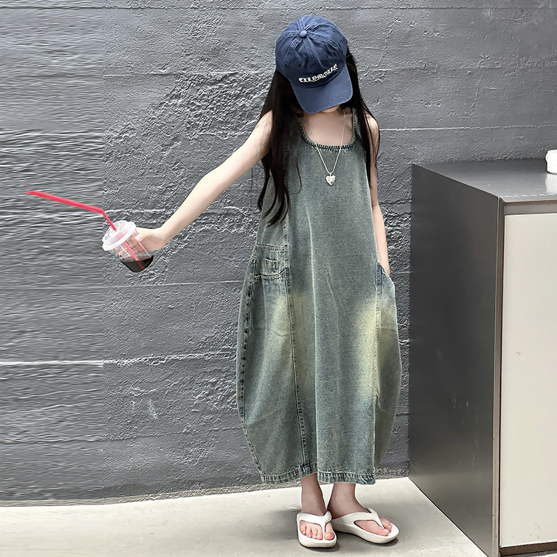 فستان كلاسيكي أزرق للأطفال الب - مراجعة Summer Kids Clothing وسعره