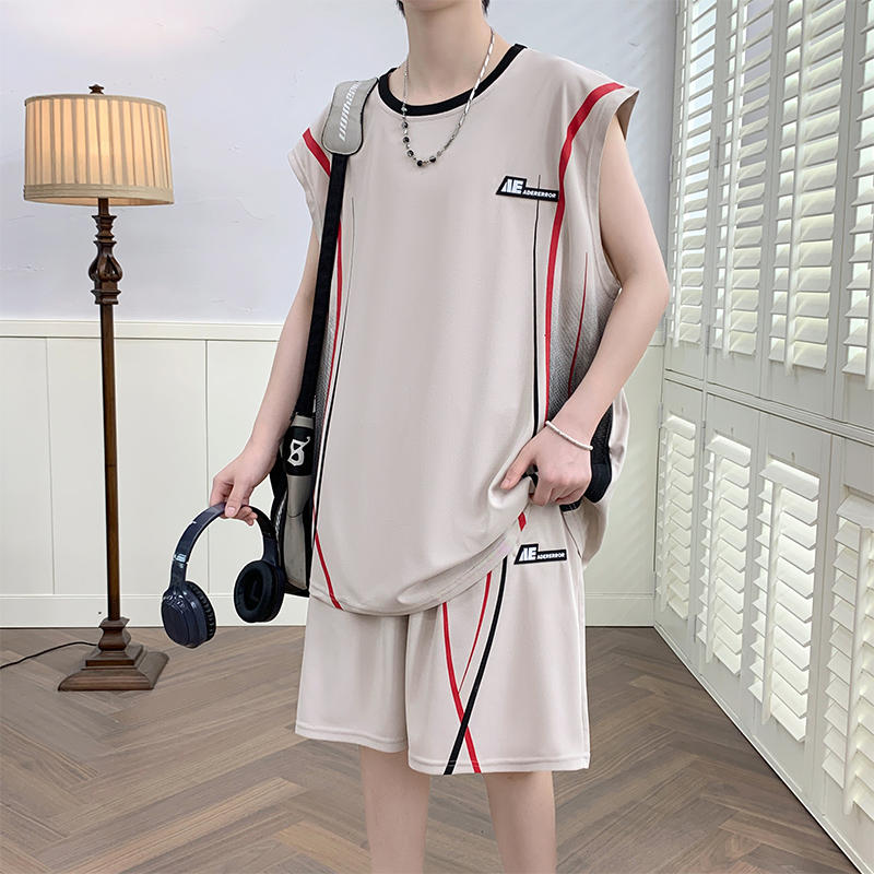 طقم رياضي كاجوال للرجال من قطع - مراجعة Summer Clothing Sets Men وسعره