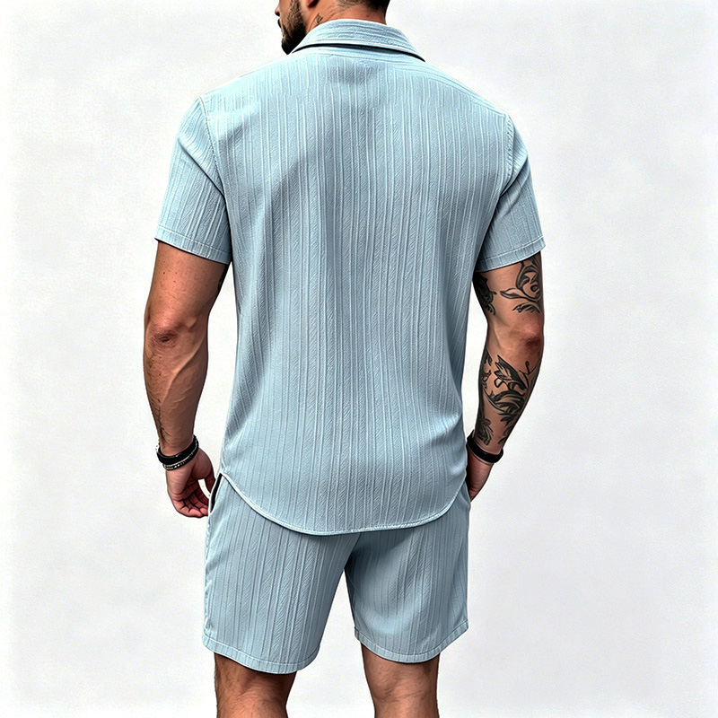 طقم رجالي جديد 2026 مكون من قم - مراجعة Summer Clothing Sets Men وسعره