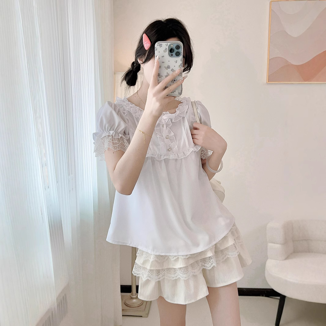 قميص نسائي بأسلوب القوطية من ع - مراجعة Summer Victorian Clothing وسعره