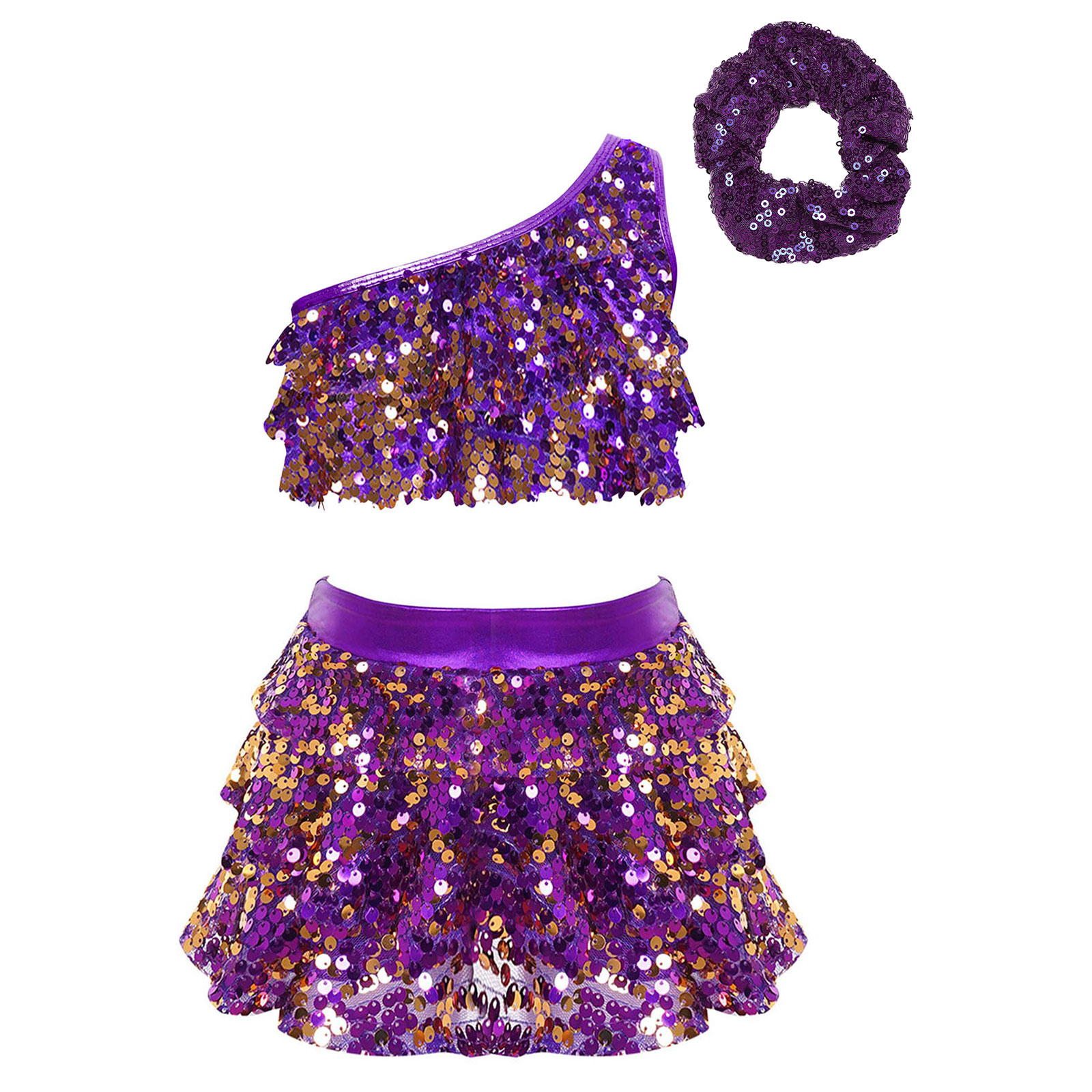 أطفال بنات لامعة الترتر اللاتي - مراجعة Summer Kids Clothing وسعره