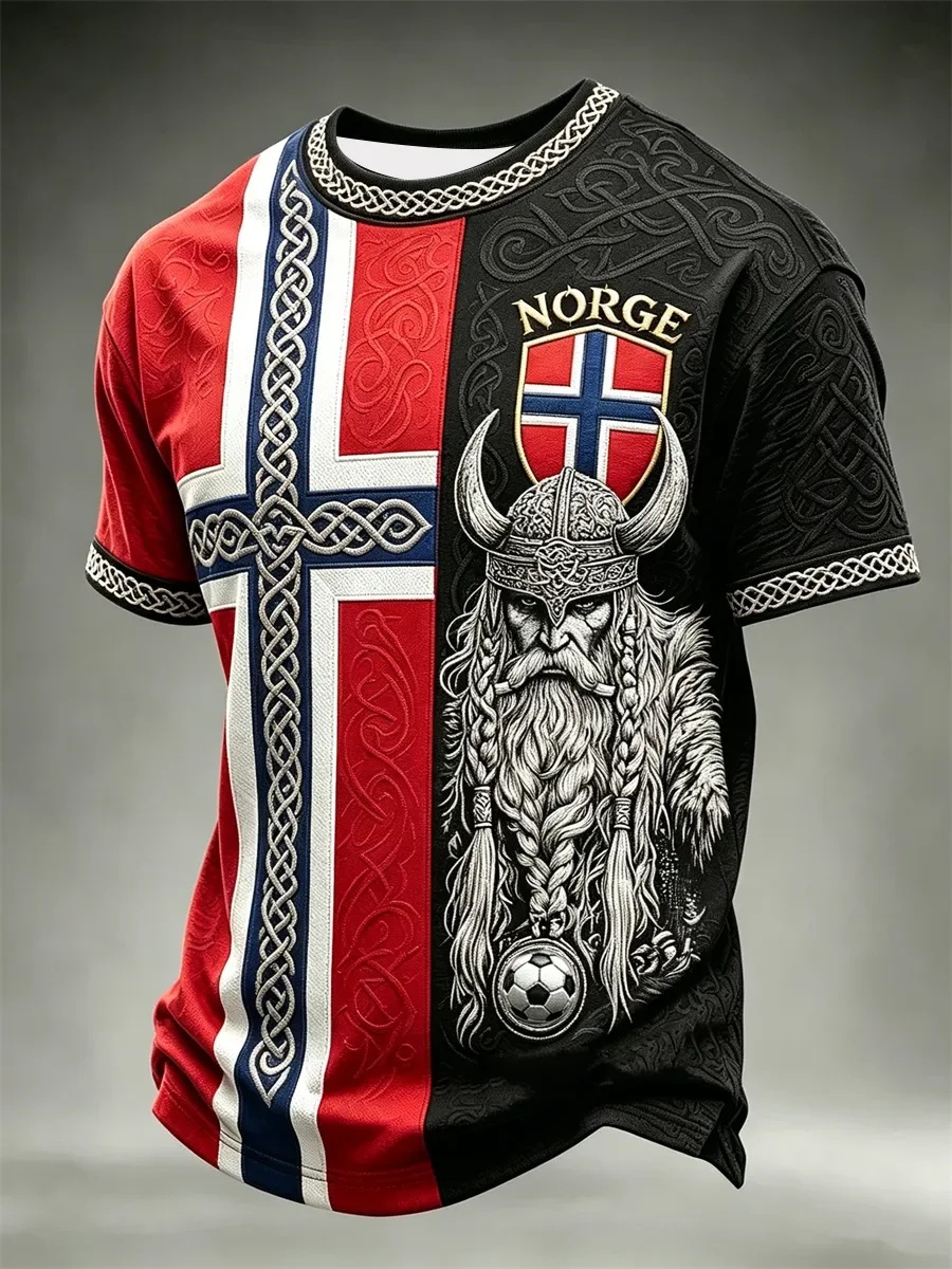 تي شيرت رجالي صيفي 2026 بتصميم - مراجعة Summer Viking Clothing وسعره