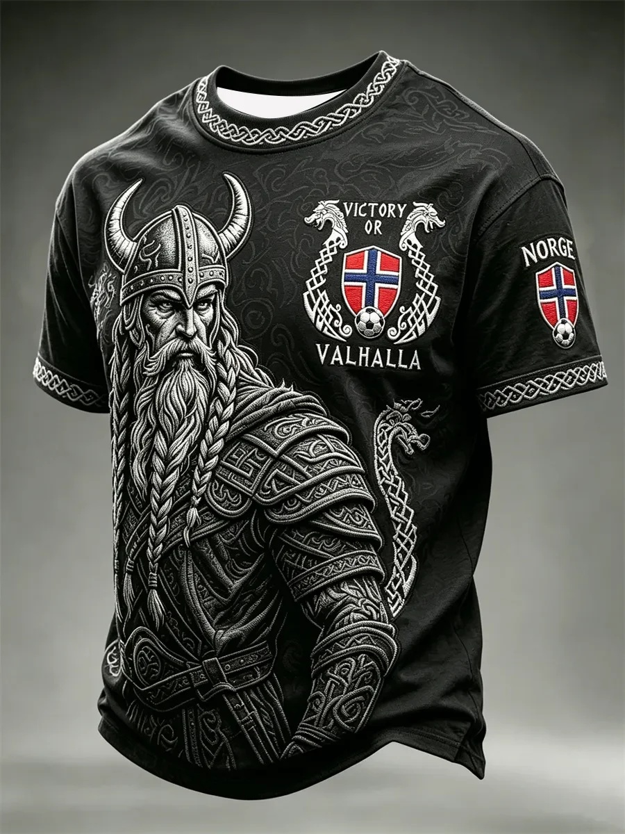 تي شيرت رجالي صيفي 2026 بتصميم - مراجعة Summer Viking Clothing وسعره