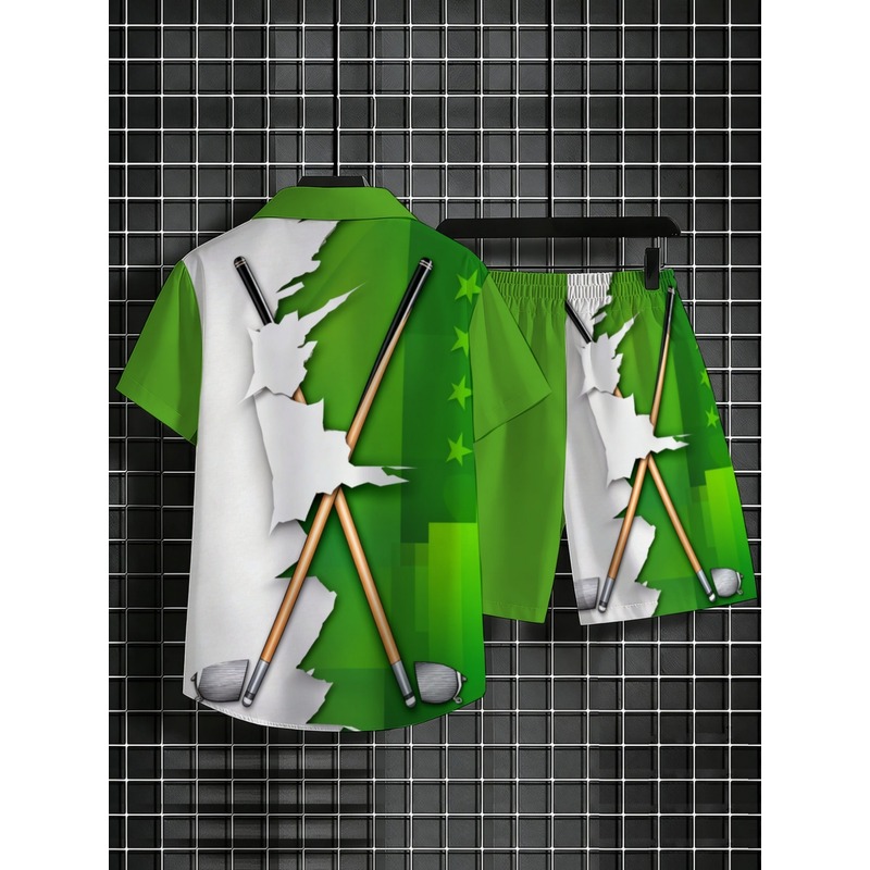 طقم قميص وبنطلون خفيف الوزن لل - مراجعة Summer Clothing Sets Men وسعره