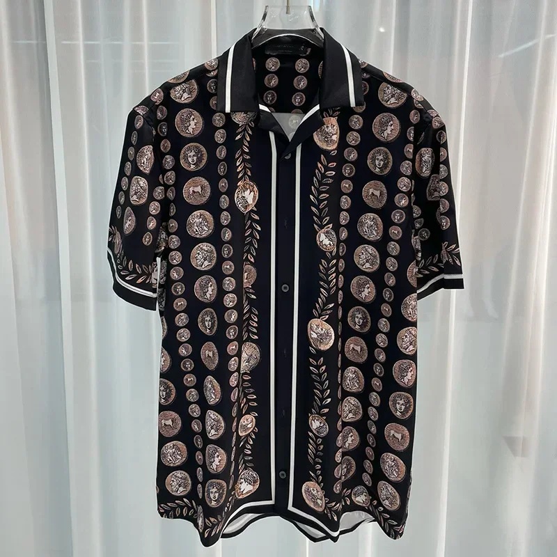 طقم قميص رجالي فاخر بنمط عتيق  - مراجعة Summer Clothing Sets Men وسعره