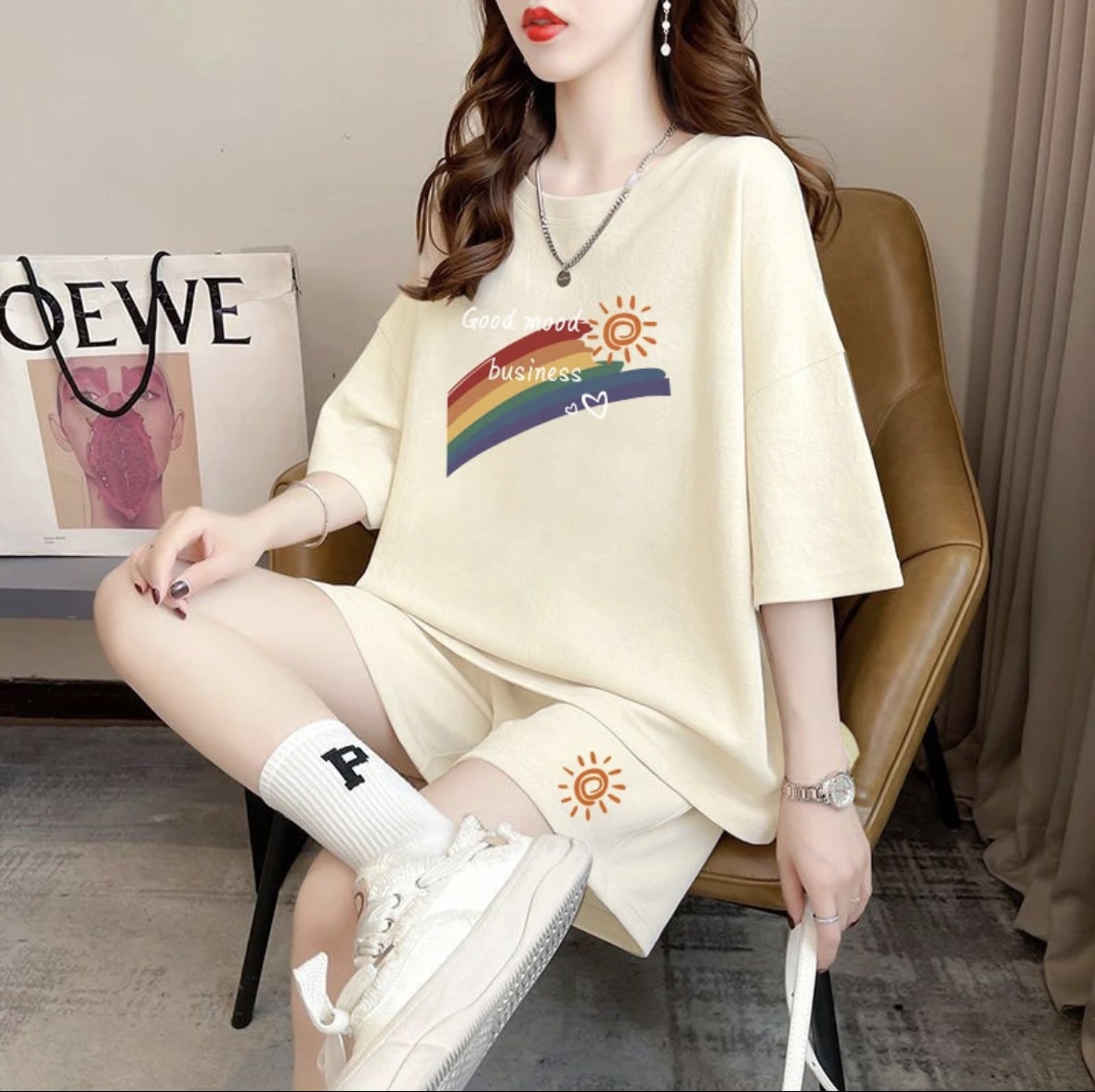 طقم شورت صيفي نسائي عصري، ملاب - مراجعة Summer Clothing Us وسعره