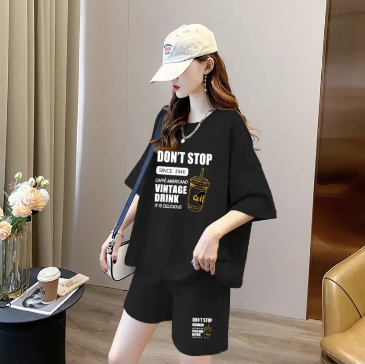 طقم شورت صيفي نسائي عصري، ملاب - مراجعة Summer Clothing Us وسعره